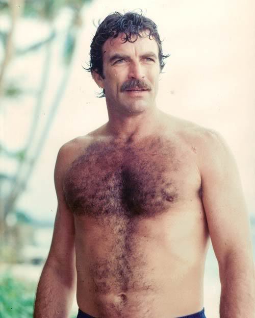 tom selleck hairy chest magnum pi 80s